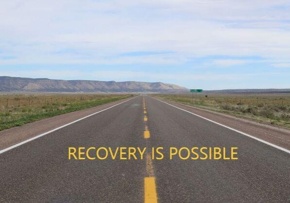 Open road with "Recovery is Possible" text.